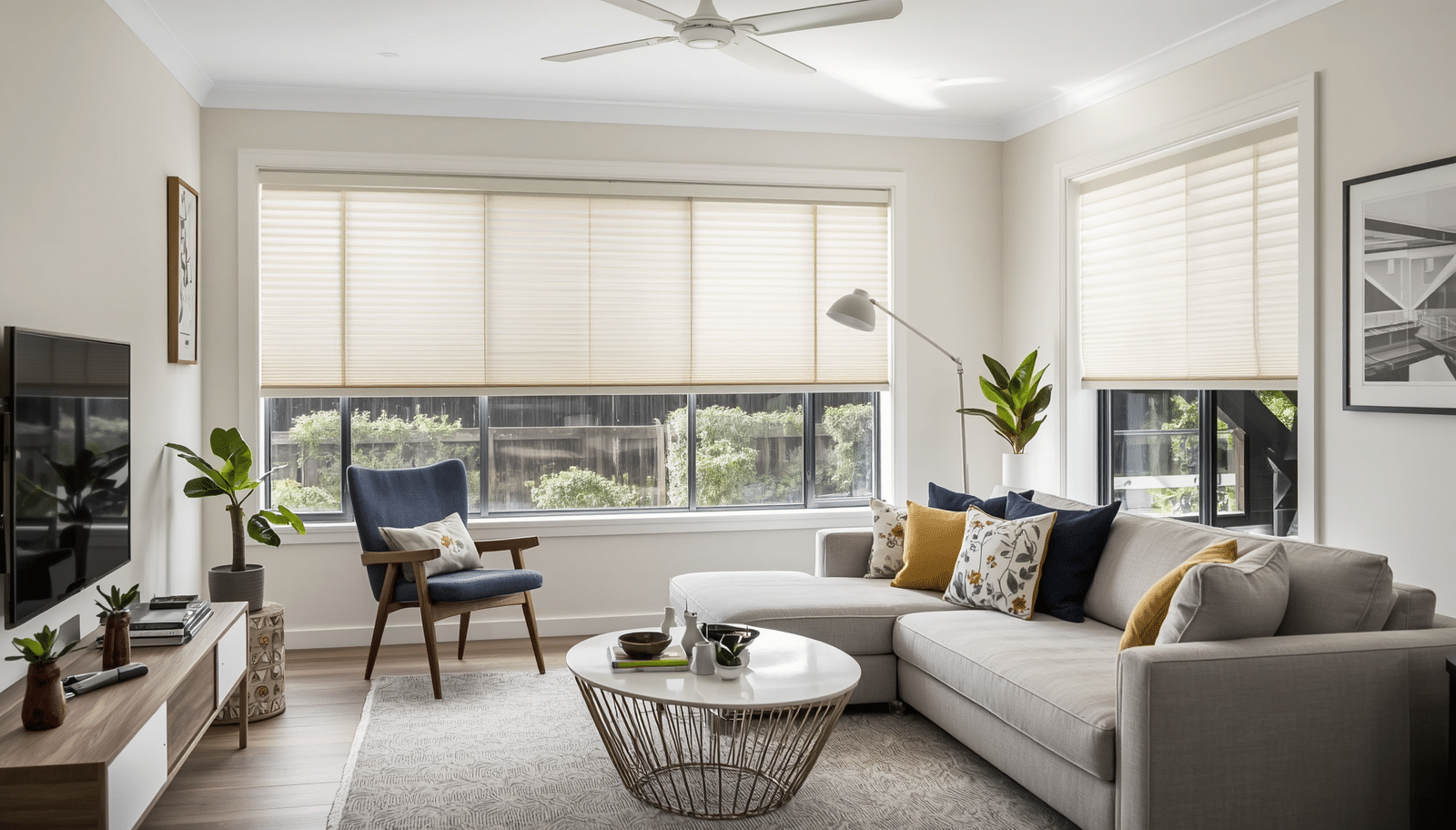 Blind cord cleat installed at correct height in a Brisbane home — Australian safety standard compliant